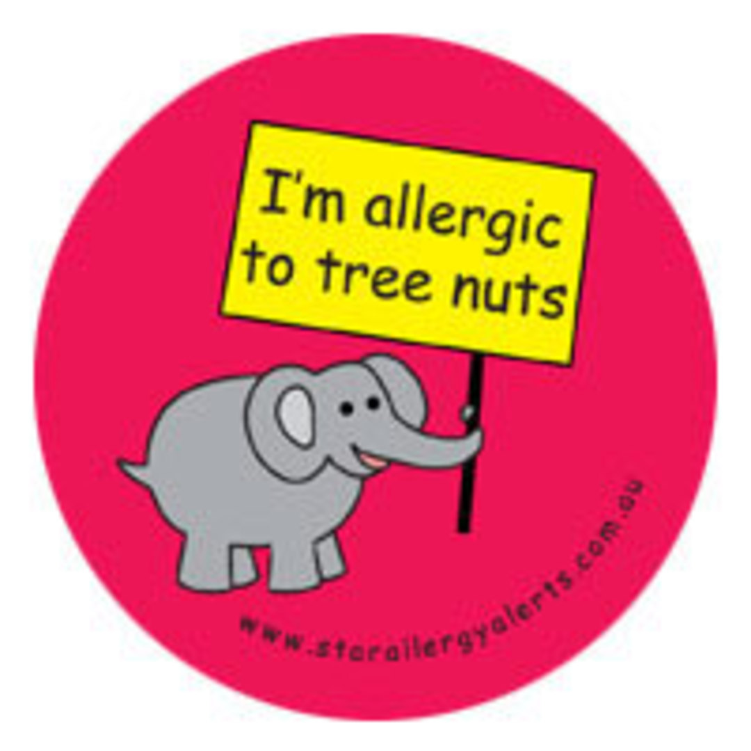 I'm Allergic to Tree Nuts Badge Pack image 0